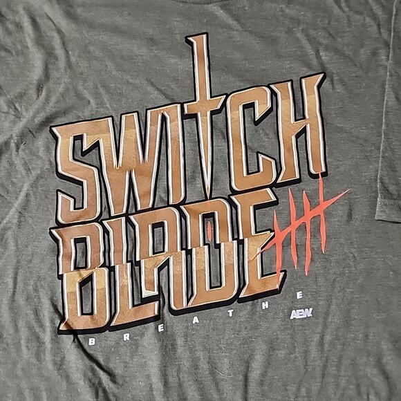 AEW Switchblade Jay White Shirt Size XXXL All Elite Crate Wrestling - Picture 2 of 4